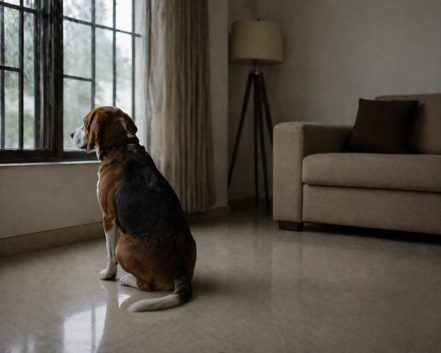 working professional leaving dog alone Gurgaon