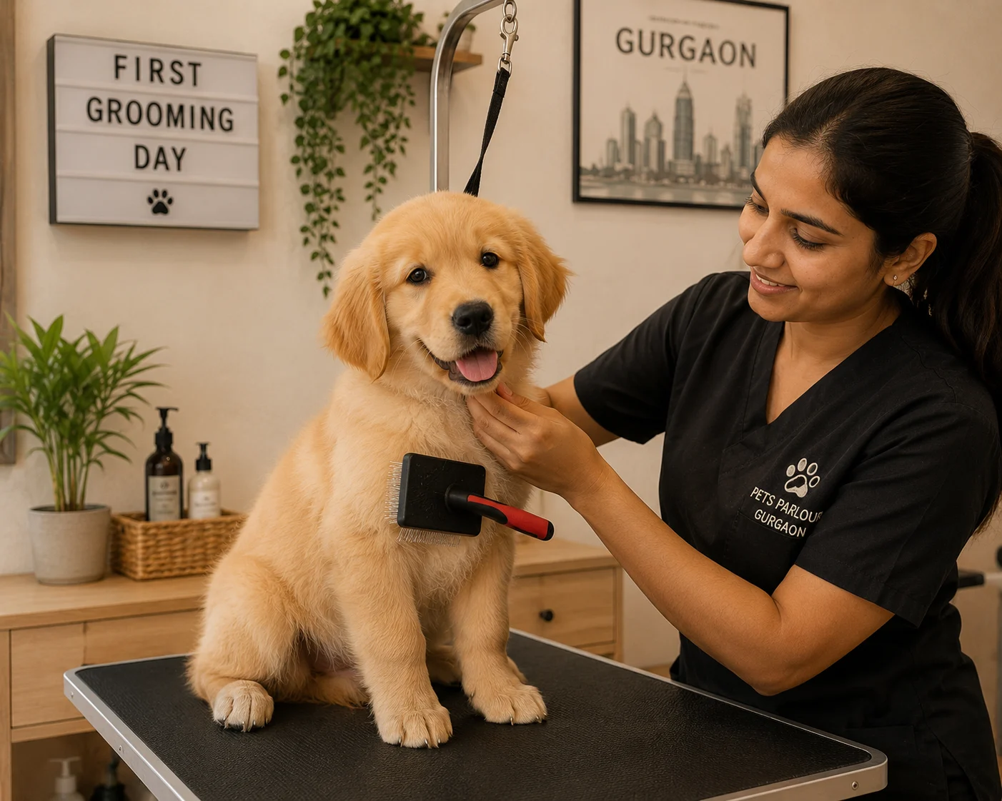 dog grooming first time Gurgaon Bark 'N Stay