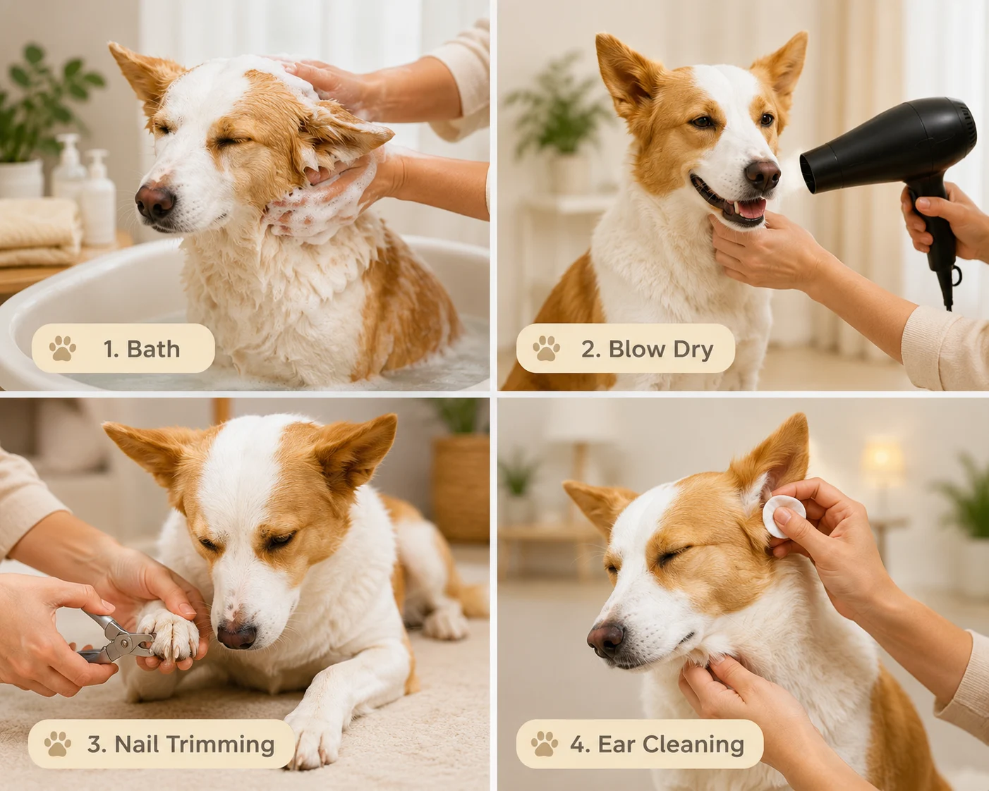 dog grooming services Gurgaon what is included Bark 'N Stay