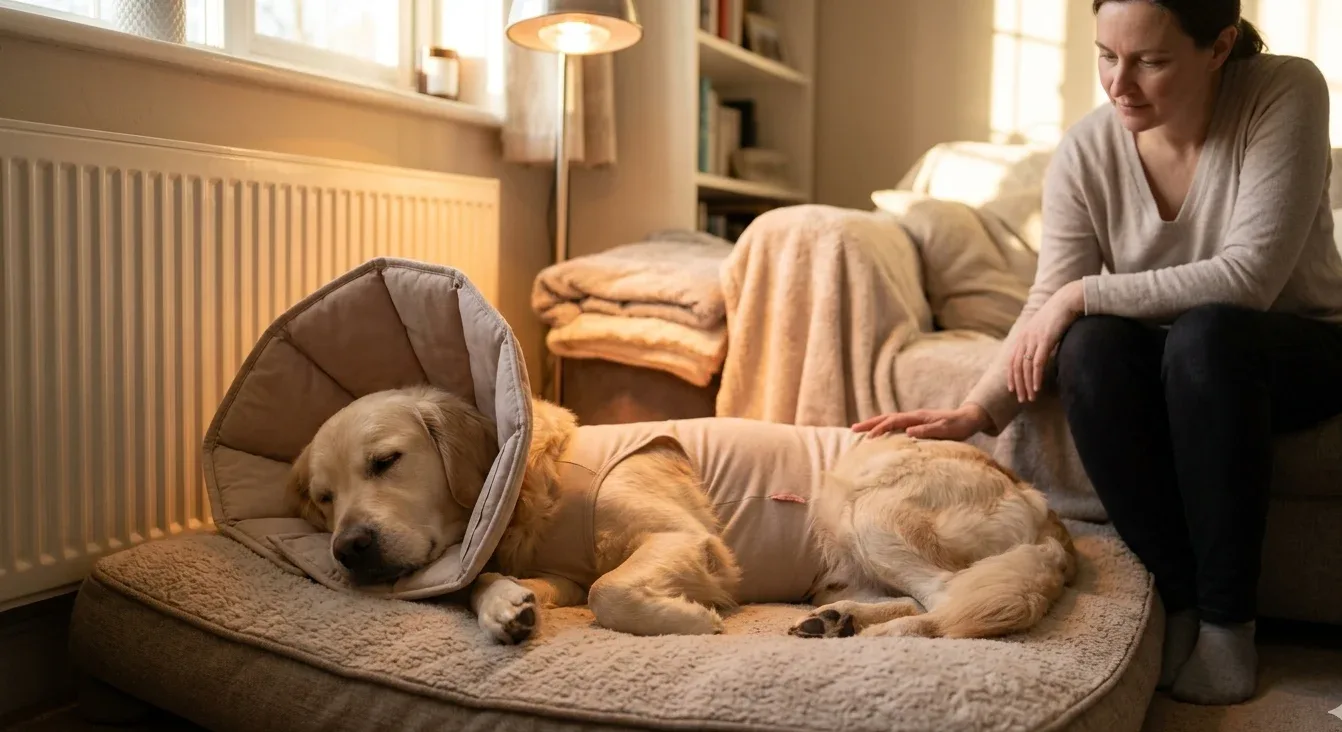 dog spaying recovery boarding Gurgaon Bark N Stay