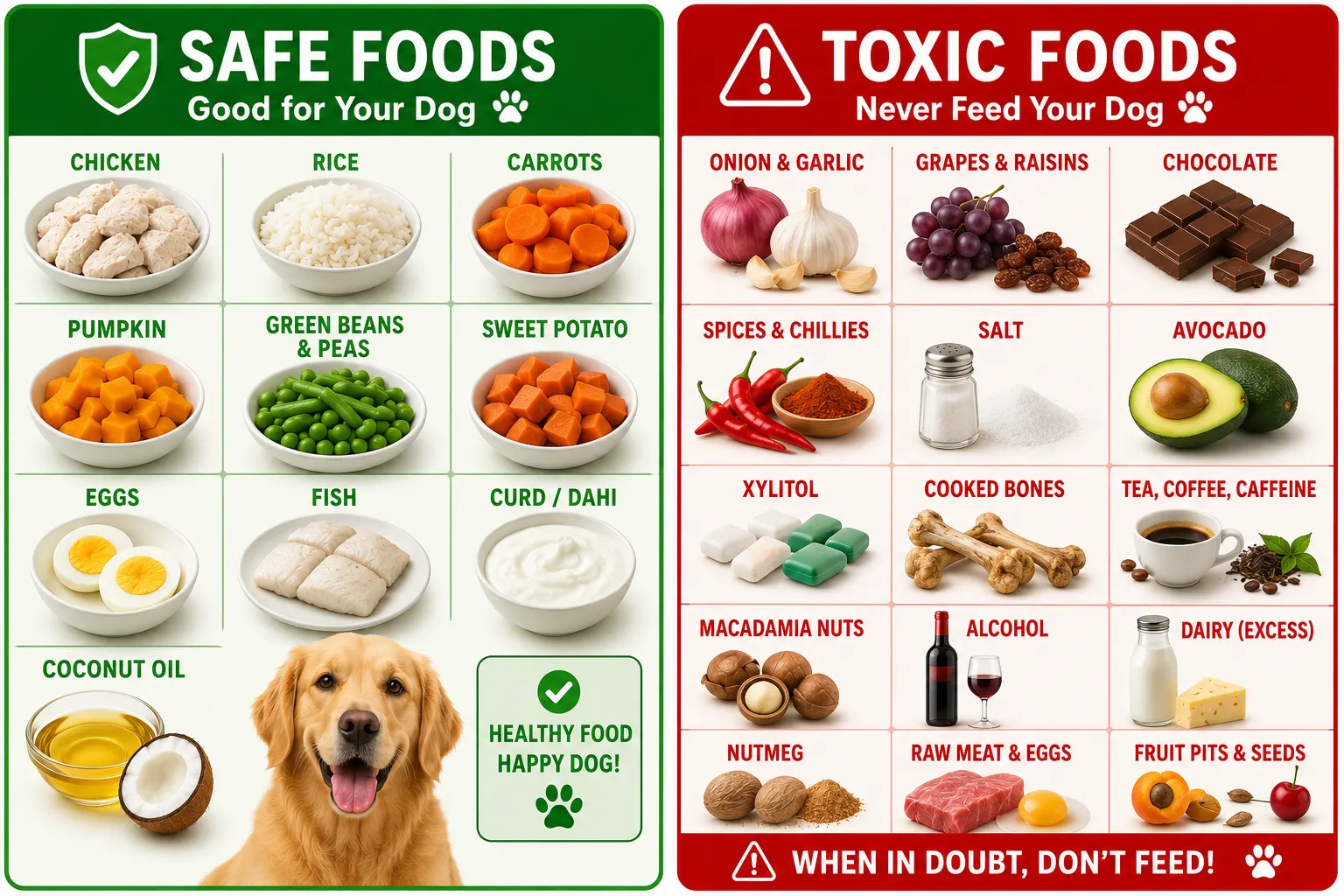 foods toxic to dogs India what not to feed