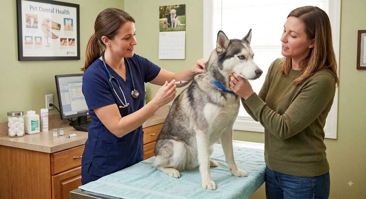dog adult booster shot vaccination India Gurgaon