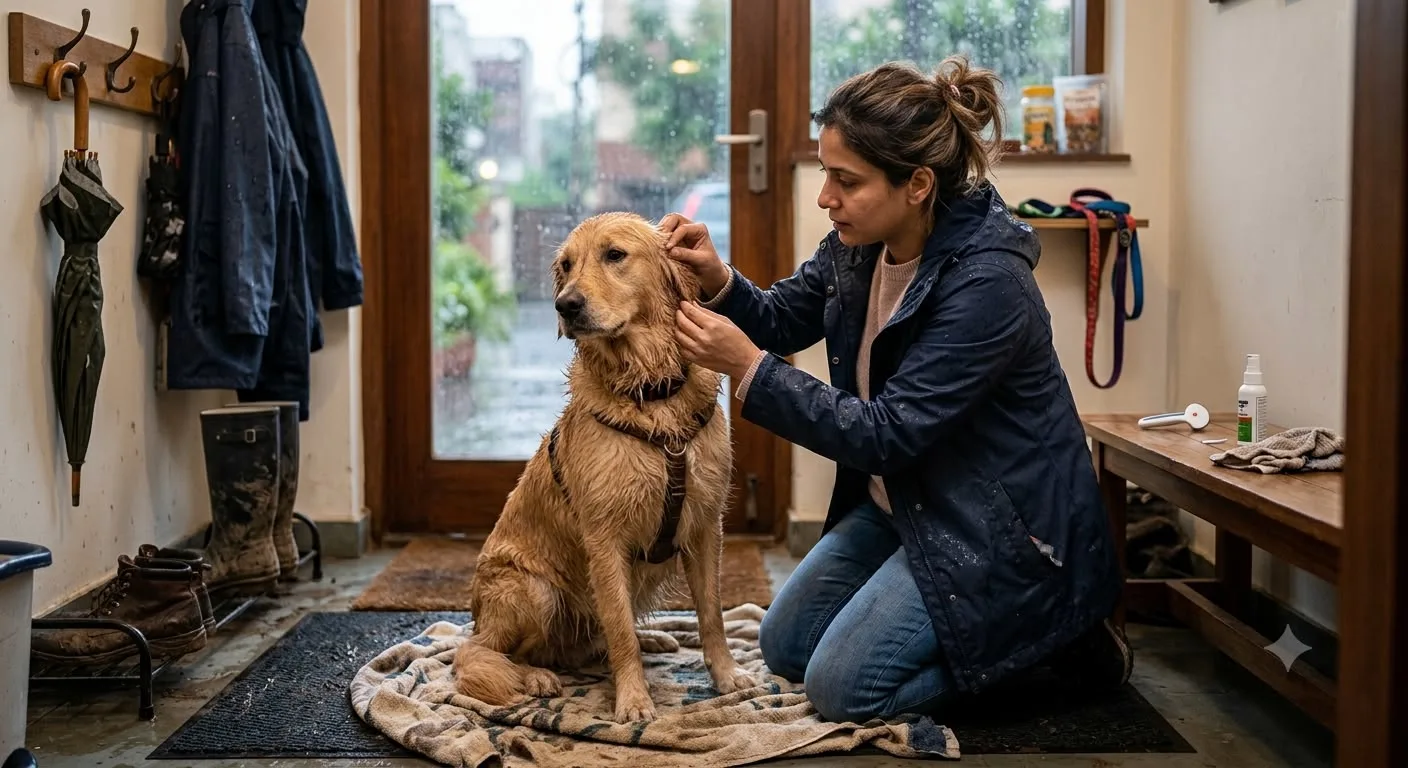dog tick check monsoon India Gurgaon